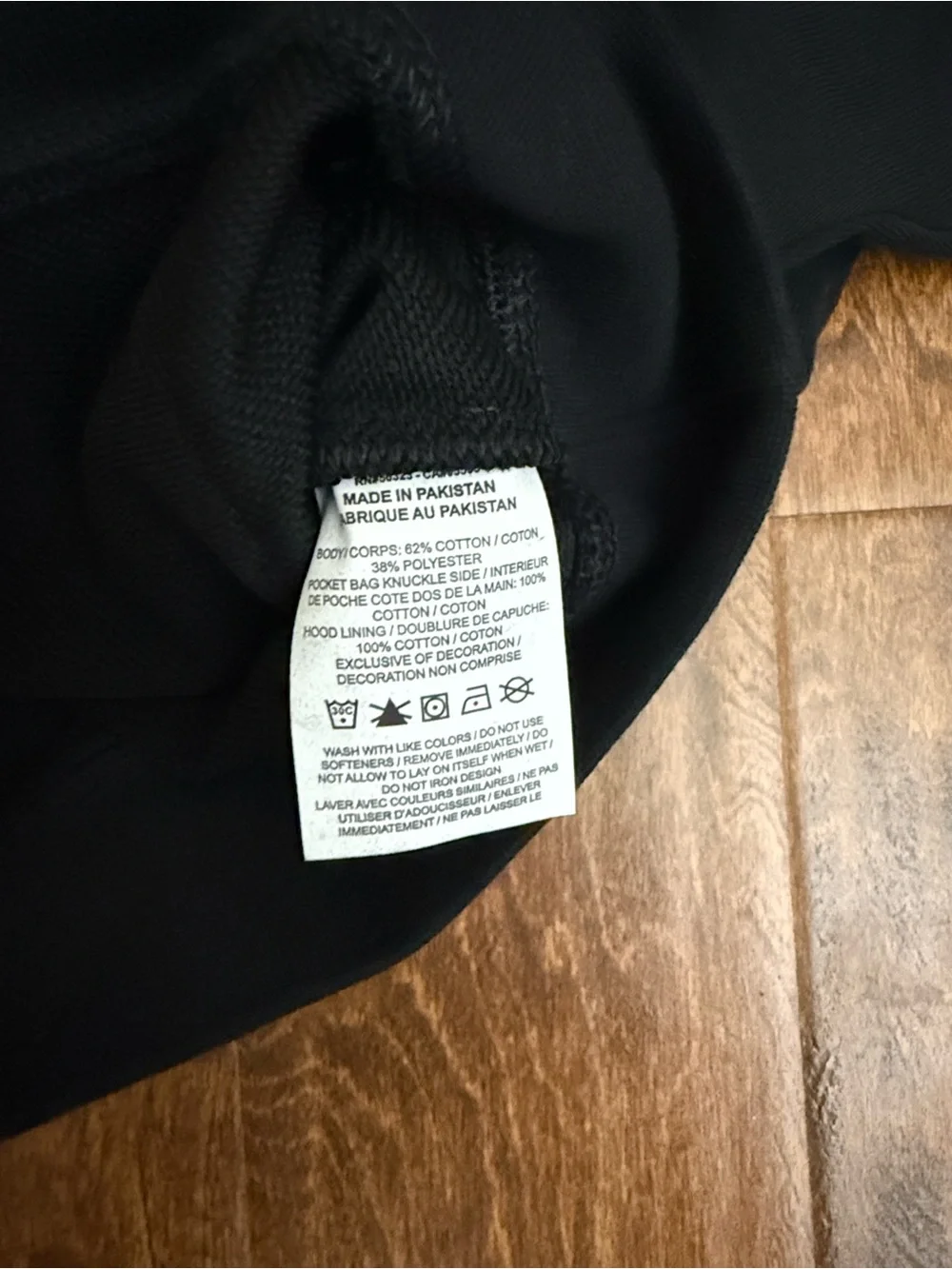 Jordan Black Hoodie with White Graphic Logo